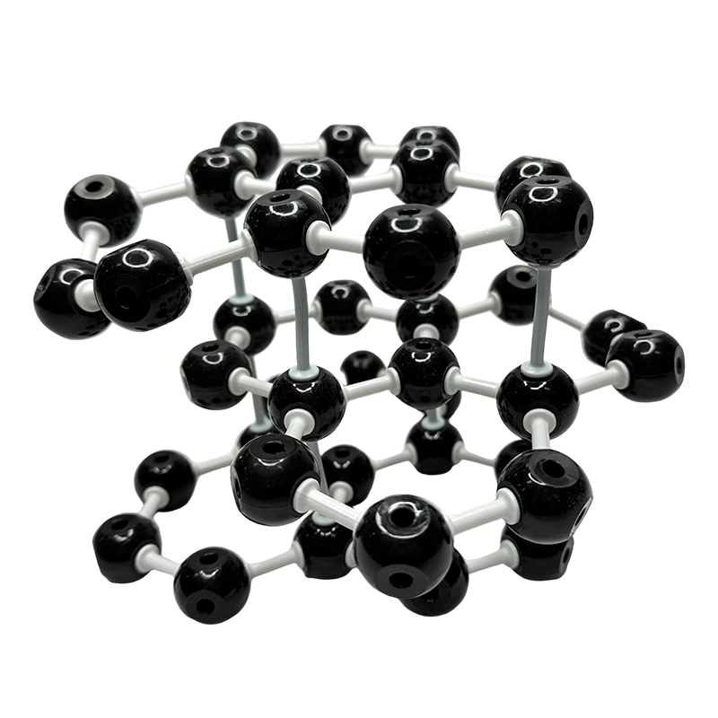 Graphite crystal structure molecular models para sa chemistry