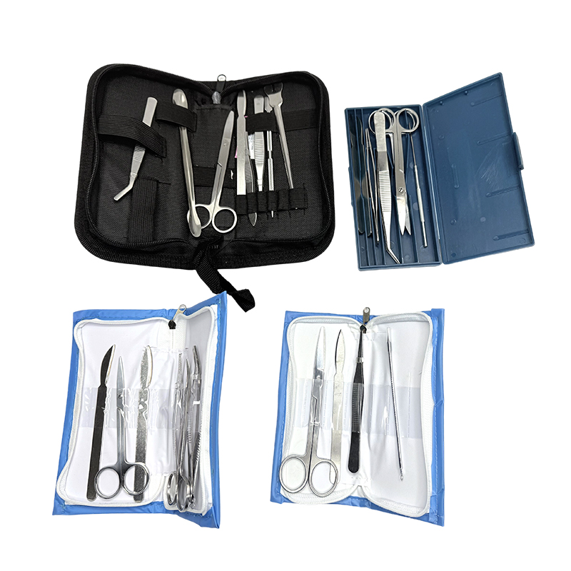 Veterinary dissecting kit at student dissection tool para sa komprehensibong animal dissection