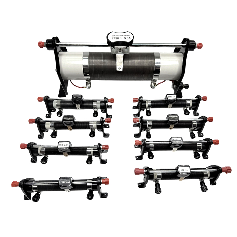 Sliding rheostat group ohm adjustable rheostat physics at elektrisidad na instrumento sa pagtuturo ng physics para sa kagamitan sa pagtuturo