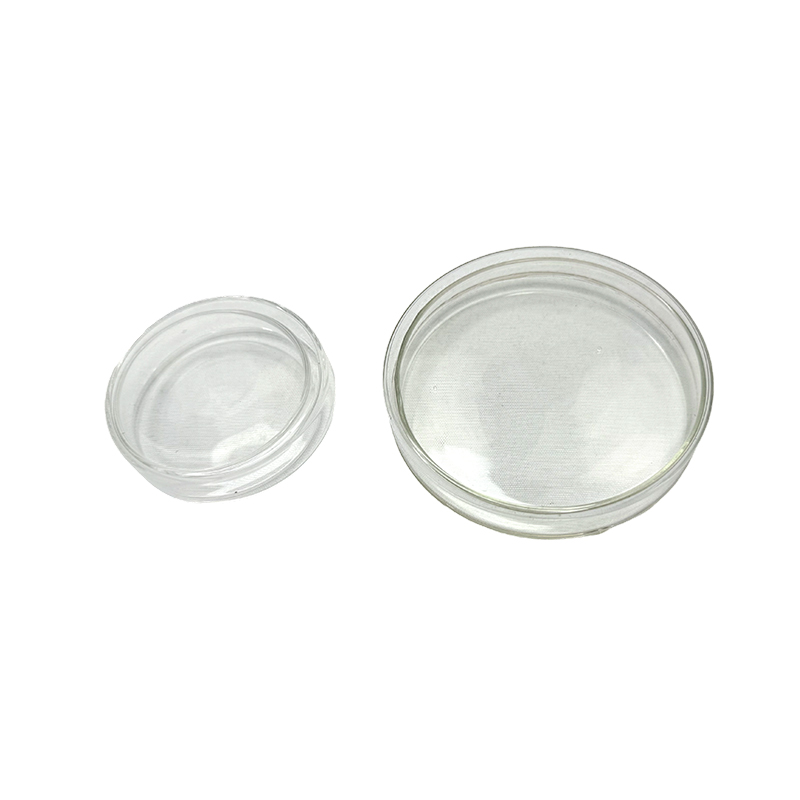 Laboratory glass petri dish para sa cell culture