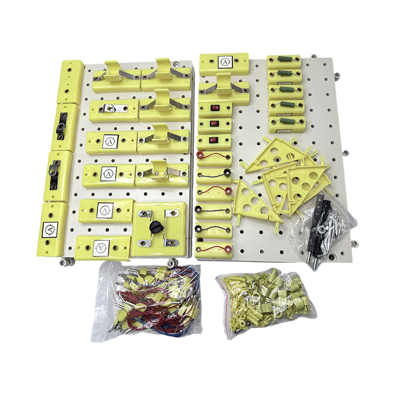 School physics lab instrument science experiment at teaching kit junior high school demo circuit board