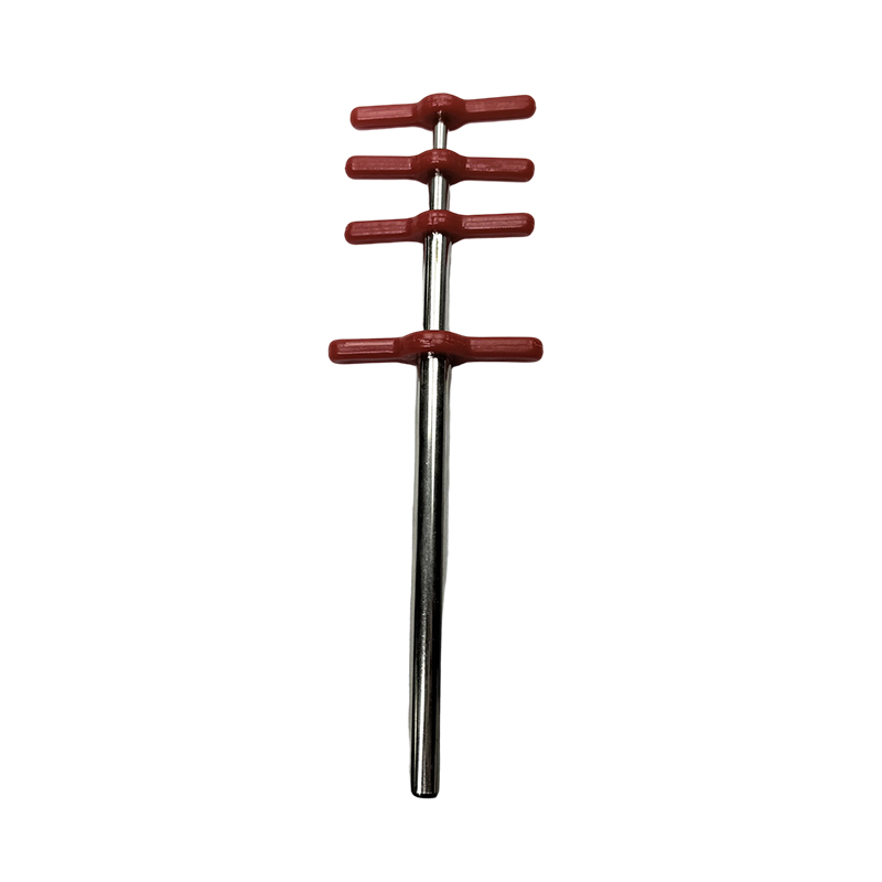 Laboratory tool rubber plug manual puncher 