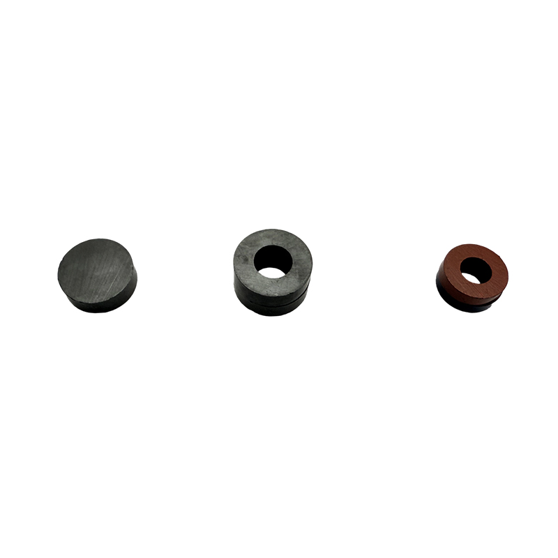 Blue red north pole south pole ring magnet science ferrite magnet teaching tool pang-edukasyon ring magnet para sa pag-aaral ng physics