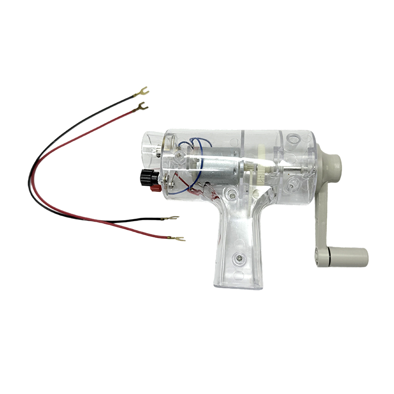 Pisikal na kagamitan sa lab hand crank generator instrument sa pagtuturo ng kagamitan sa pagtuturo sa paaralan