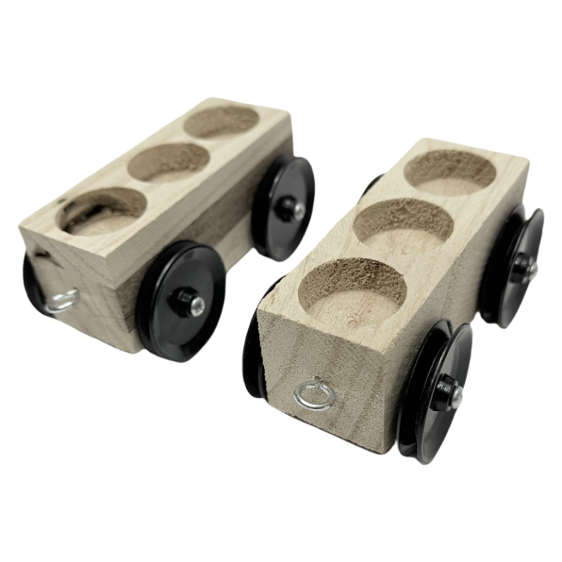 Physics dynamic cart apparatus para sa eksperimento（wooden）)