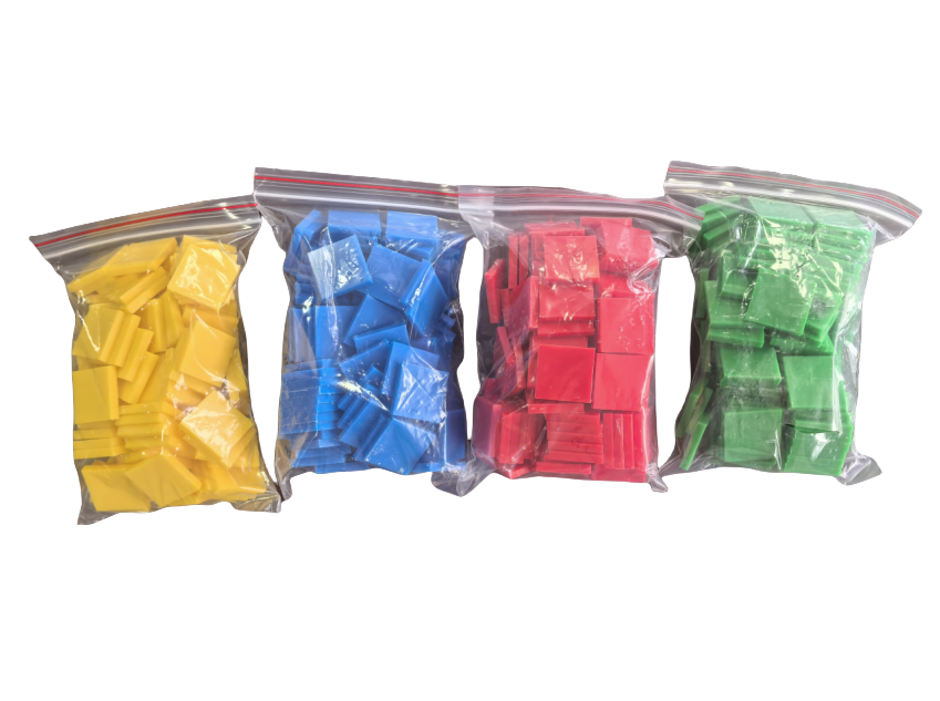 400 plastic square brick